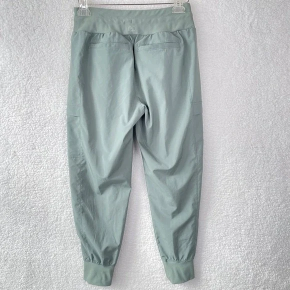 Calia Womens Sage Green Cargo Jogger Pants Size Small Lightweight Stretch Hiking - Picture 4 of 9
